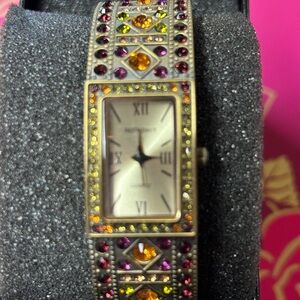 Heidi Daus Multicolor Crystal Watch